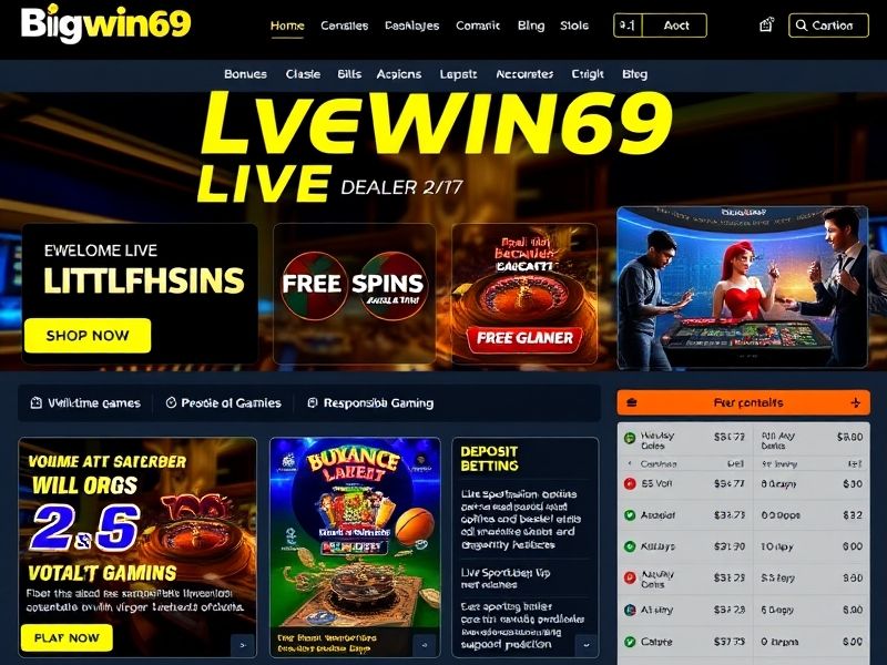 Welcome to BigWin69, your ultimate destination for premium online gambling games, exciting bonuses, and real money wins. Explore slots, sports betting, live dealers, and expert guides. Join bigwin69.com today!